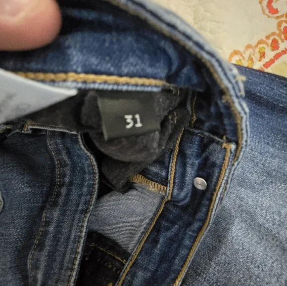 Flying Monkey Dark Blue Distressed Jeans - Picture 12 of 16